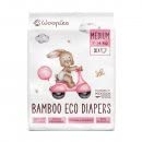 Pannolini ecologici per bambini Woopies MEDIUM (9-14kg) WoodenSpoon 30 pz