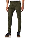 Scotch & Soda Mott-Slim Fit-Cotone Organico Pantaloni Casual, Military 0360, 31 W/32 L Uomo